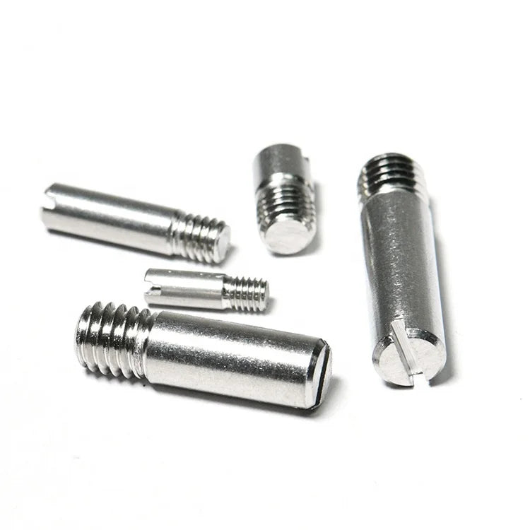 INGKS Whole Stainless & Carbon Steel Customizable Slotted and Threaded Dowel Pin