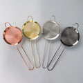 Stainless Steel Kitchen Tool Oil Grid Filter Spoon Mesh Strainer Bar Accessories Filter Screen Four Colors Tea Infuser