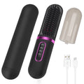 New Product 2025 Portable Negative Ion Usb Rechargeable Cordless Electric Mini Hair Straightener Comb Hair Straightener Brush