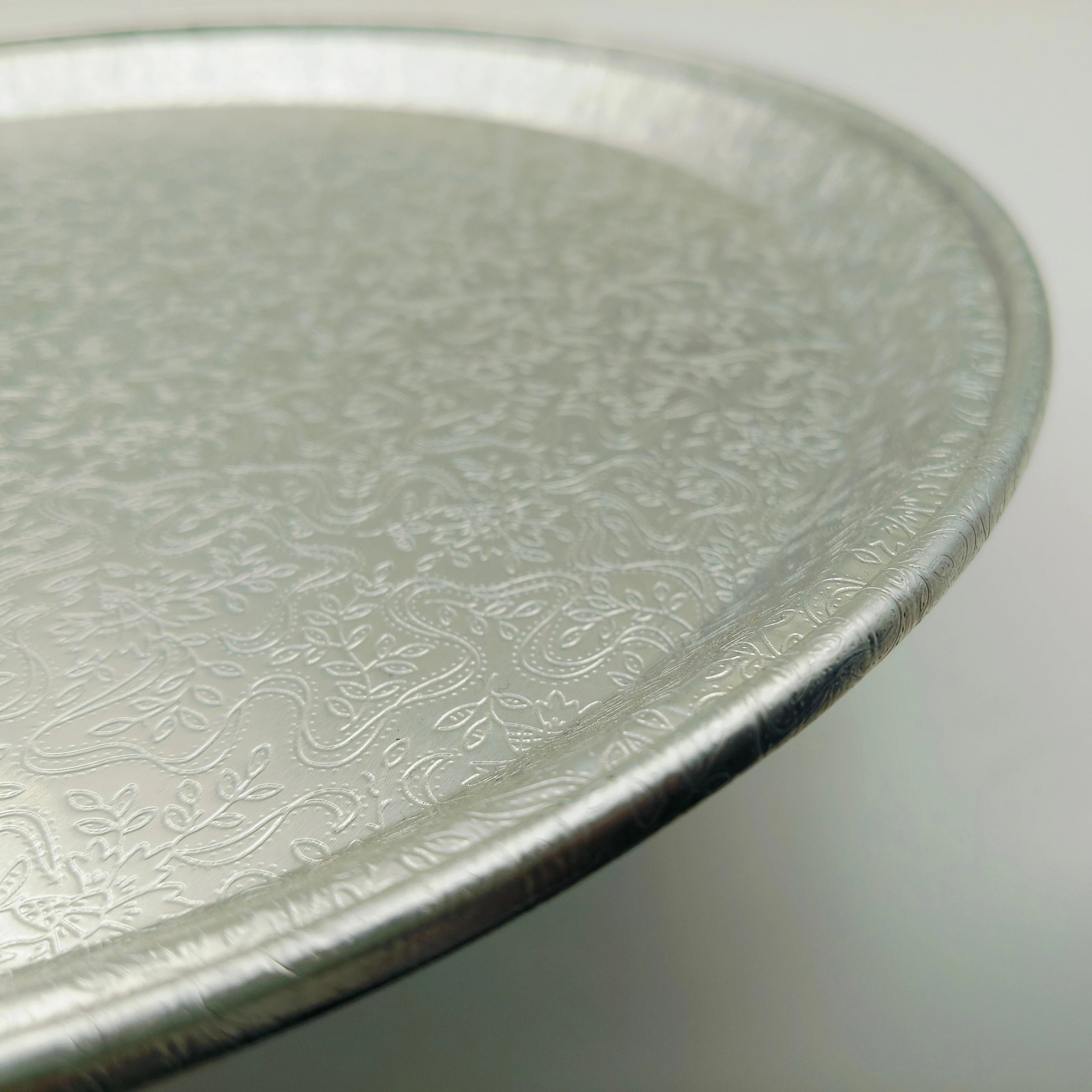 30CM 40CM 45 CM  Diameter Round Aluminum Foil Container Pan Platters for Pizza Vending Machine