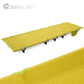 Aluminum Folding Camp Bed Adjustable Height Sleeping Camp Cot Folding Camping Bed Ultralight Compact Travel Fabric Outdoor 150kg