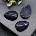 HZ Natural Blue Sand Stone Round Colorful Cabochon 18*25mm Loose Stone Beads Fancy Gemstone Beads wholesale crystals