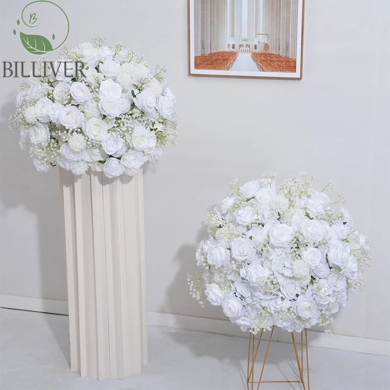Wholesale Wedding Decorations Artificial Flowers Decoration Birthday Stage Backdrop Flower wedding flower arrangements for table