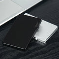 New Patented SZ-Today NP-01 Travel Minimalist Aluminum RFID for Metal Credit Card Holder Thin 6 Cards+ Automatic Smart Wallet