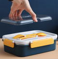 304 18/8 Stainless Steel Lunch Box with Compartment with PP Shell