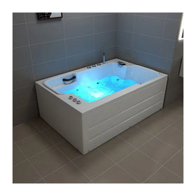 Modern Rectangle Big Eco-Friendly Hotel Use 2 Person Indoor Bathroom Jacuzzis Spa Tubs Hot Massage Soaking Bathtub