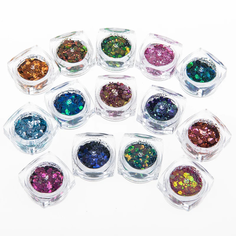 Wholesale Supplier Highlighter Pigment Body Glitter Makeup Eyeshadow Water Proof Glitter for Party Glitter Gel for Face and Hair