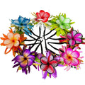 Spider Lily Plumerias Hair Pick Foam Flower Artificial Island Tiara Frangipanis Hibiscuss Ear Hair Accessories Dance