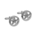 Wholesale Silver Star Novelty Cufflinks Custom Mens Business Suit Shirt Fashion Accessory Wedding Tuxedo Trendy Jewelry Gift