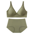 Seamless Bra Set Women Lingerie Sexy Wire Free Brassieres Female Underwear Bralette Comfortable Soft Latex Bras Crop Tops Sets S