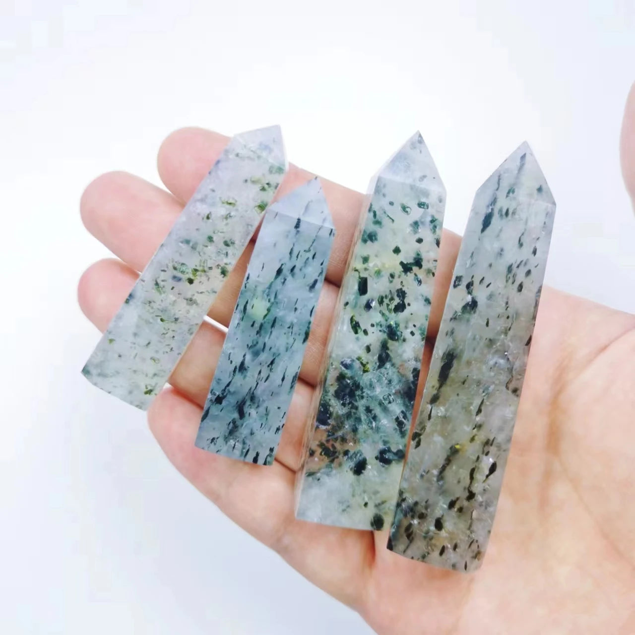 Dragon Fruit Wand Wholesale Fengshui Stones Folk Craft Crystal Healing Pitaya Tower Point for Decoration