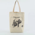 Brand New Print Logo Men Custom Printed Cotton Canvas Tote Hand Bag