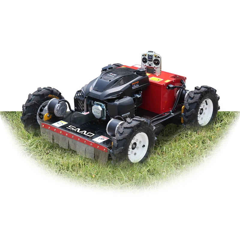Diesel Engine Automatic Remote Control Powerful Robotic Slop Lawn Mower
