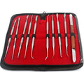 10PCS Dental Tools Set Stainless Steel Wax Clay Sculpting Tools Double Ended Wax Carving and Wax Carvers Kit