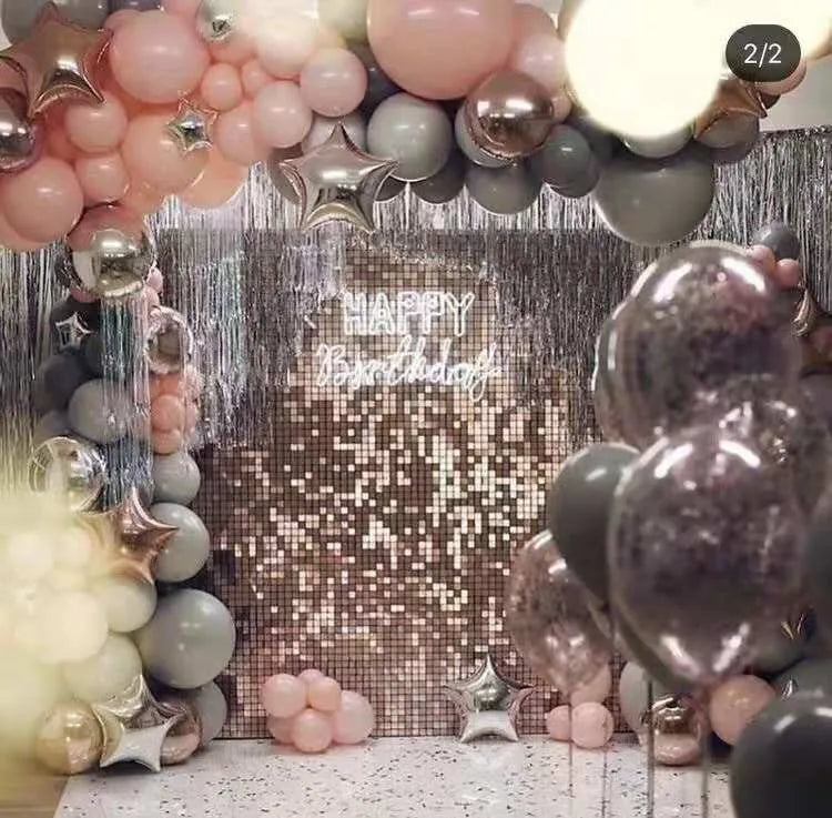 Y-F007 Anti-UV Protection Wall Panel Vivid Air Moving Shimmer Wall Panel Sparkling With Movable Sequin Wall Backdrop