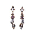Retro Stud Earrings Female Gothic Skull Crown Personality Wild Hand Earrings