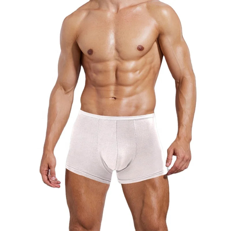 Mens Cotton Disposable Underwear Panties Portable Briefs for Travel Fitness Hotel Spa Hospital Stays