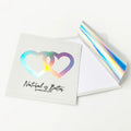 Shiny Self Adhesive Square Laser Cut Vinyl Sticker Custom Design Brand Hologram Die Cut Full Color Waterproof Promotional