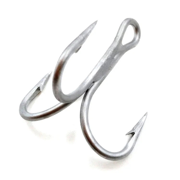 Mustad 7994-DS Super Strong Tremble Hooks with Barbs 3X Hi-Carbon Steel Anchor Hook Seawater Resistance Carp Bass Fishing