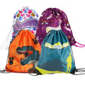BSCI Factory Custom logo Size Soccer Bag Shoe Bag Cheap Full Color Printing Waterproof Nylon Sports Drawstring Bag