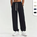 Unisex 450GSM Heavyweight Cotton French Terry Jogger Pants With Custom Logo Unisex Elastic Waist Sweatpants