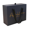 Luxury Printing logo Paper Box Designs Packaging Custom Wig Drawer Box Packaging with Ribbon