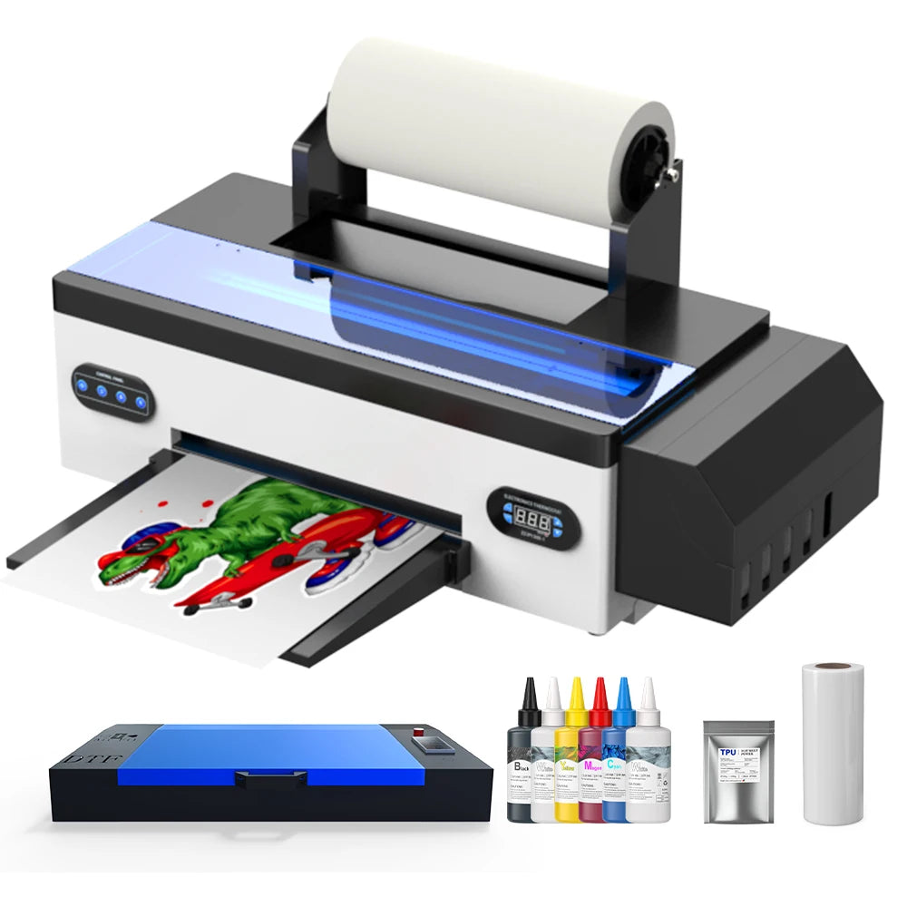 Desktop DTF Transfer Printer 30 cm A3 PET Film Textile Direct to Garment Custom A3 Vinyl T Shirt Printing Machine
