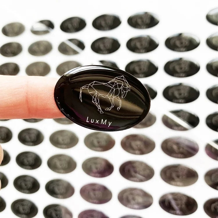 Personalized Anti Wrinkle 3D Domed Resin Custom Vinyl Drop Hard Gel Window Silicon Water Sticker Labels