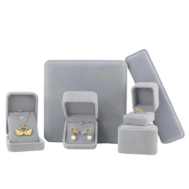 Velvet Custom Jewelry Box Packaging Custom Jewelry Packaging Jewelry Package Ring Box Jewellery Box Earring Jewellery Packaging