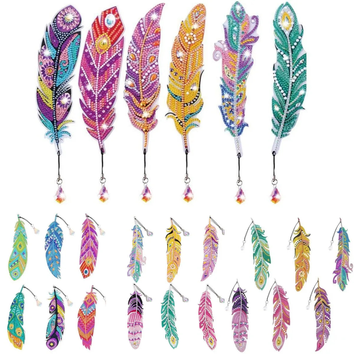 Custom Cartoon Diamond Painting Kits With Mini Diamond Art Kit Home Decor Diamond Painting Bookmarks