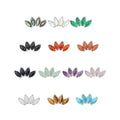 Latest Ear Stud ASTM F136 Titanium Marquise Natural Stone Internally Threaded Top Earring Labret Nose Ear Rings Jewelry