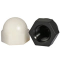 M3 M4 M5 M6 Nylon Screw Nut M8 M10 M12 Nylon Acorn Cap Dome Nuts White/ Black Plastic Hexagon Hex Nut