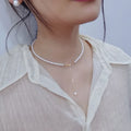 Wholesale 14K Gold-Filled 3A 4-5mm Small White Freshwater Pearl Beaded Necklaces for Women Perfect Gift
