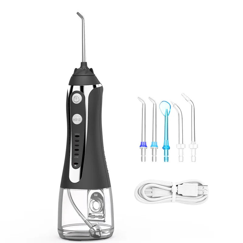 Bycare BOI-013 Dental Care Flosser IPX7 Toothbrush Head 5 Modes Rechargeable 4 Hours Runtime 30-100 psi 1600 110-240V