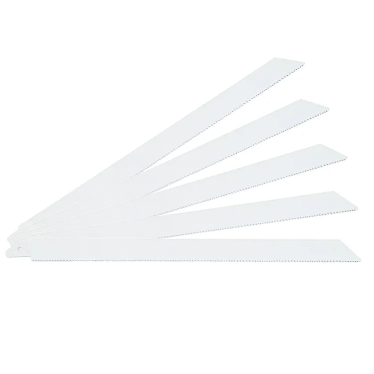 S122VF Bi-Metal Reciprocating Saw Blades 10-14Tpi Industrial Grade 280MM OEM Wood Nails Metal Sheet Aluminium Profiles