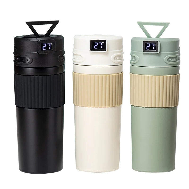 FX Factory New Smart Water Bottle 304 Stainless Steel Vacuum Insulated Travel Tumbler Coffee Mugs With Led Temperature Display