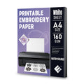 Inkjet Printable Water-Soluble Transfer Paper for Embroidery Positioning DIY Stitch Guide Label