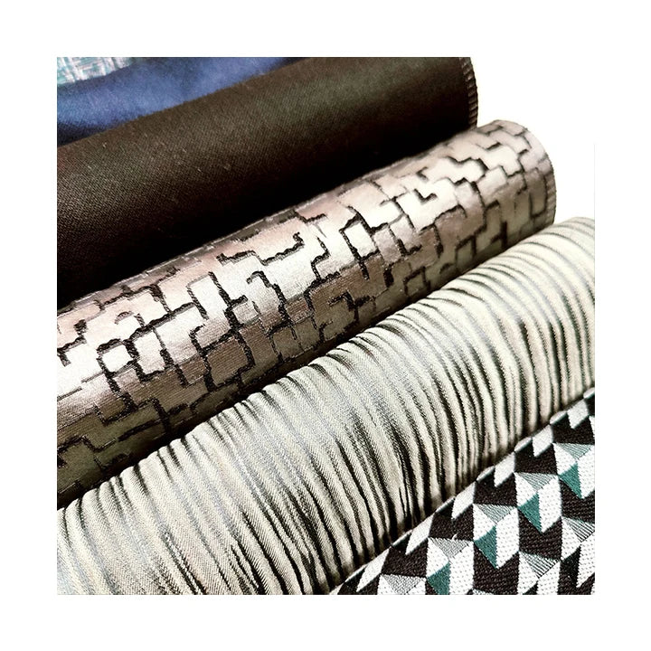 M&Y MYG8106-07 Luxury 100% Polyester Jacquard Fabric Plain Dyed Blackout Feature for Home Textile & Upholstery for Curtains