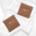 Custom Logo Printed Velvet Jewelry Pouch Gold Foil Gift Jewelry Bag