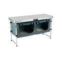 YILU Portable Camping Kitchen Table Aluminum Fold-up Camping Kitchen Camp Cooking Table