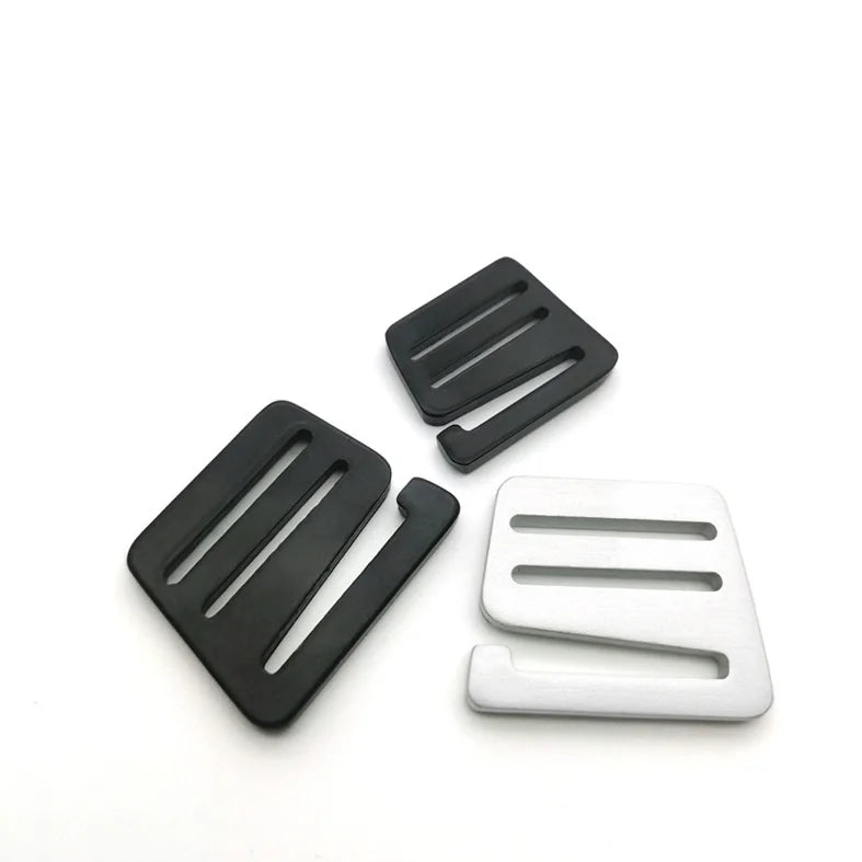 Adjustable  2.6CM Buckles for Webbing Slide Buckles Aluminium G Hook for Backpack Luggage Strap Webbing