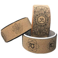 High Performance Anti Slip Sweat Fitness Exercise Balance Training Accessories Cork Yoga Wheel Magic Power Ring