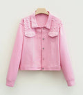 Factory Direct Wholesale Price | High-Quality Pearl & Rhinestone Embellished Denim for Women