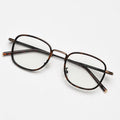 2024 Classic Black Optical Glasses Frame Ultralight Metal Eyewear Square Non-Prescription Eyeglasses