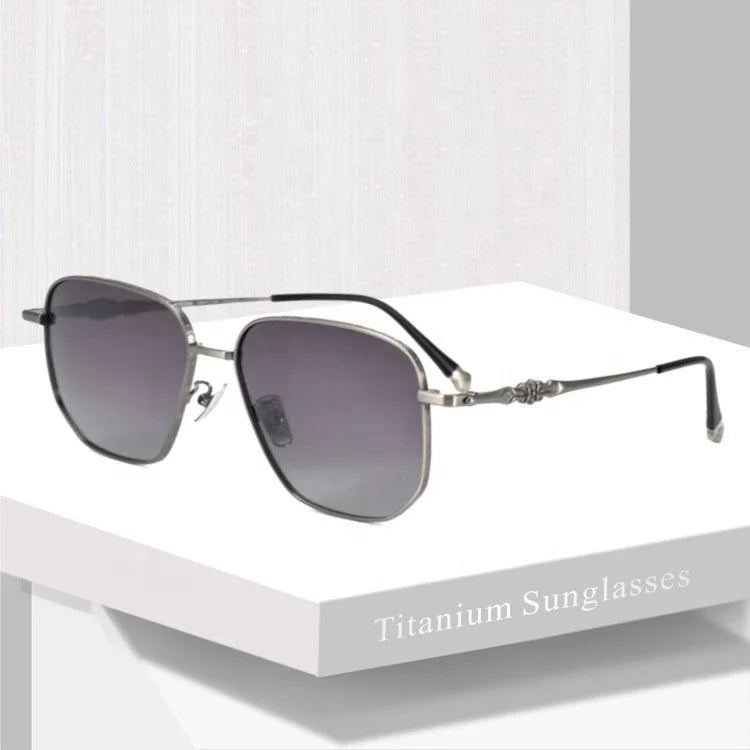 Luxury Custom Designer Gafas De Sol Sunglasses Square Retro UV Blocking Sun Blocking Glasses with Gold Frame Fashionable Stylish