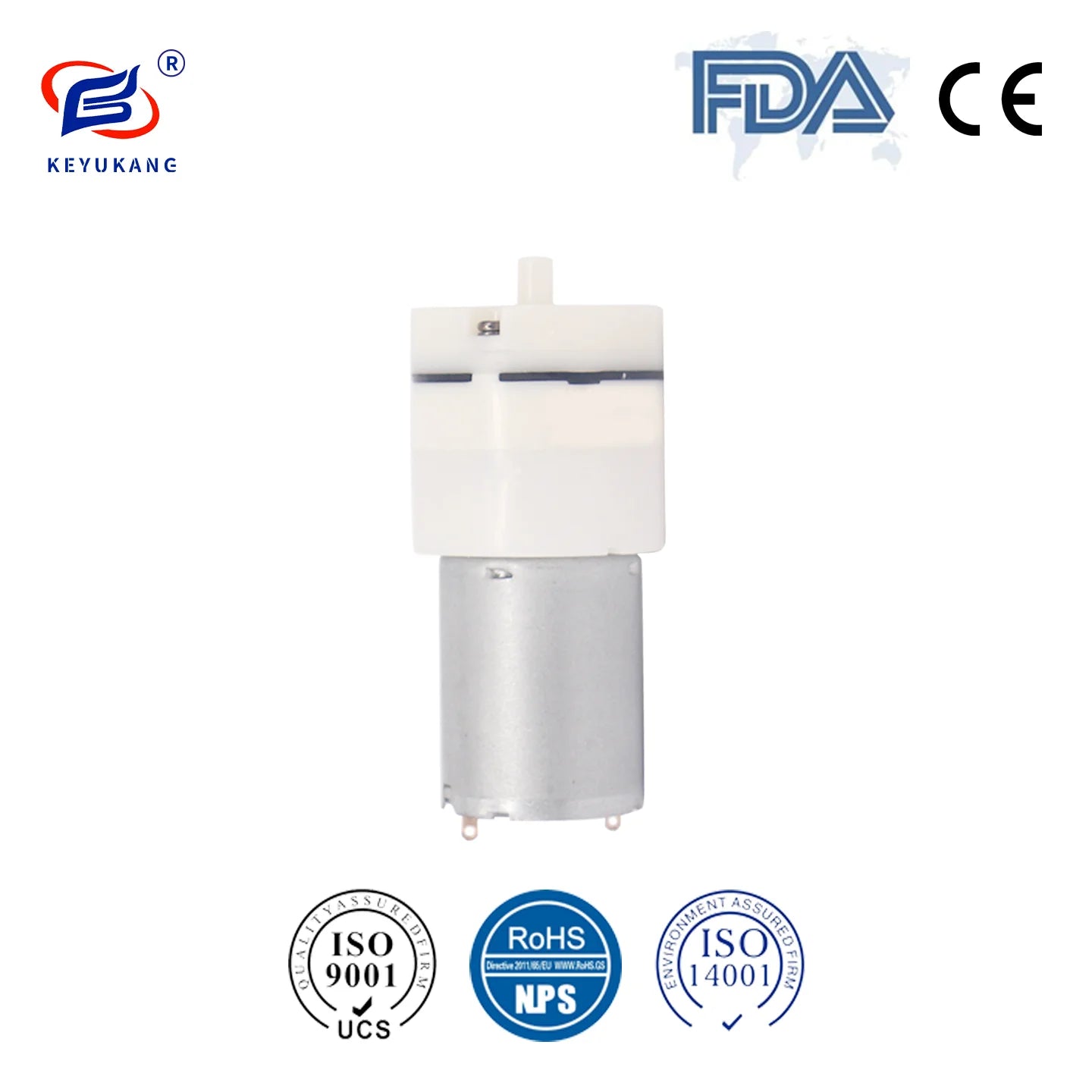 Customized Wholesale Dc 24v Mini Air Pump for Hydrogen Oxygen Small Bubbles