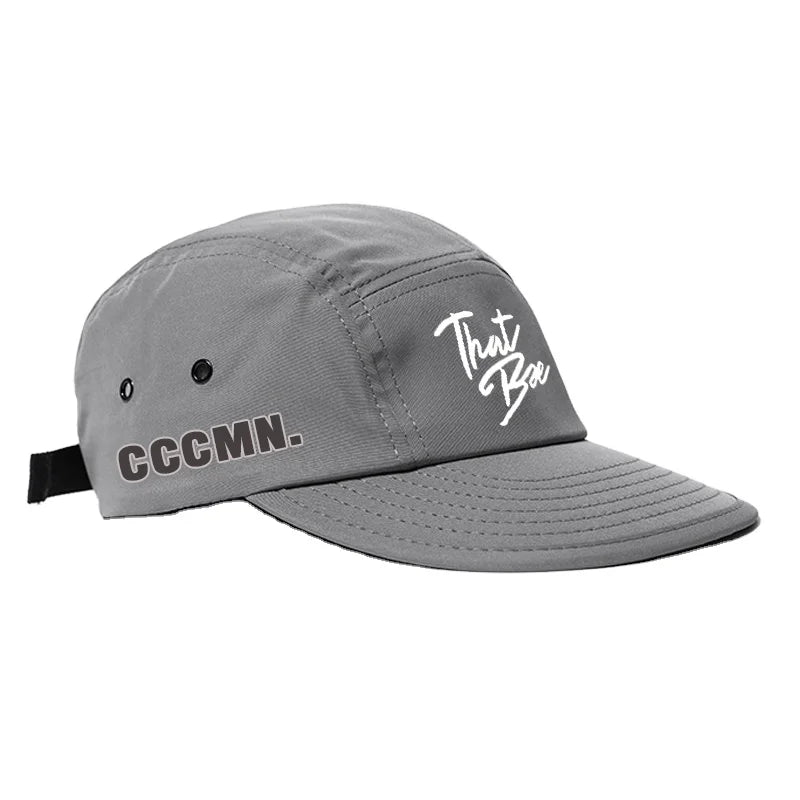 Custom logo Snapback Waterproof Running Five Panel Camp Cap Baseball Sport Cap Nylon 5 Panel Caps and Hats