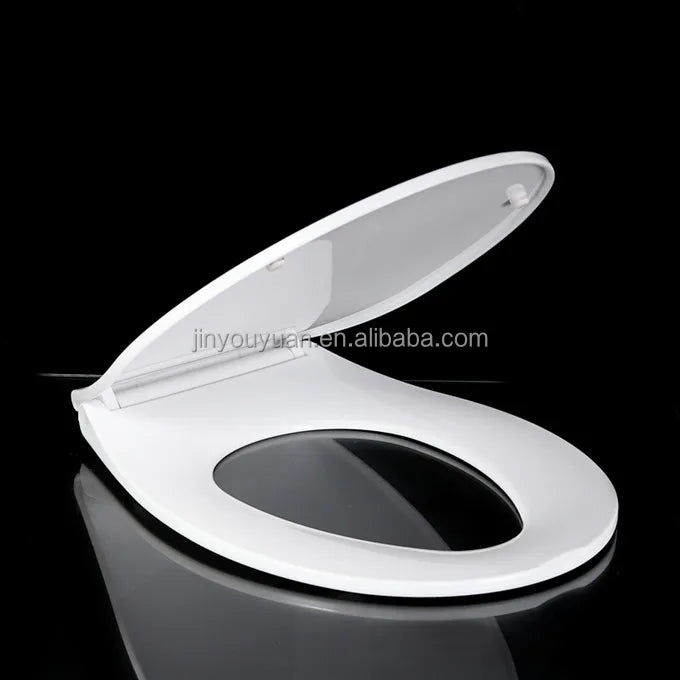 Hot Sale Soft Close Toilet Lid with Single Button Quick Release Toilet Seat Cover