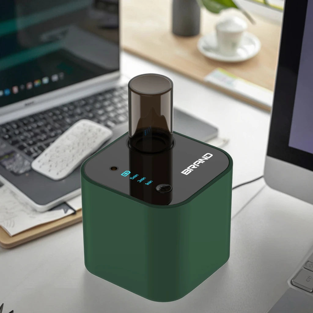 2025 Luxury Hotel Edition USB-C Charging Interior Fragrance Dispenser Waterless Plastic Energy Saving for 50-100m�� Household