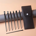New Arrival Private Label 7pcs Eye Makeup Brushes Set Vegan Nylon Hair Eye Makeup Brushes With Custom Logo